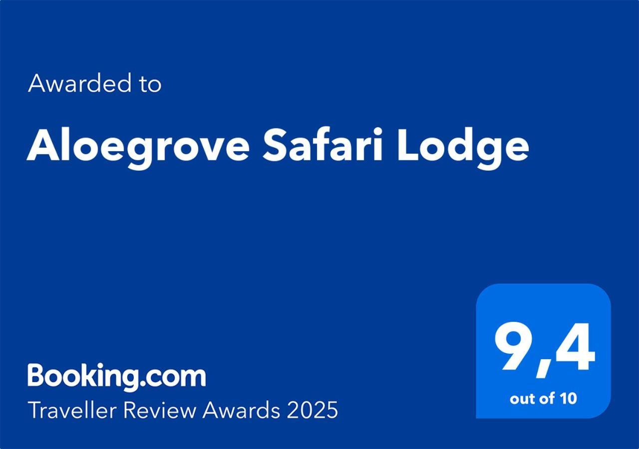 Aloegrove Safari Lodge Otjiwarongo Bagian luar foto